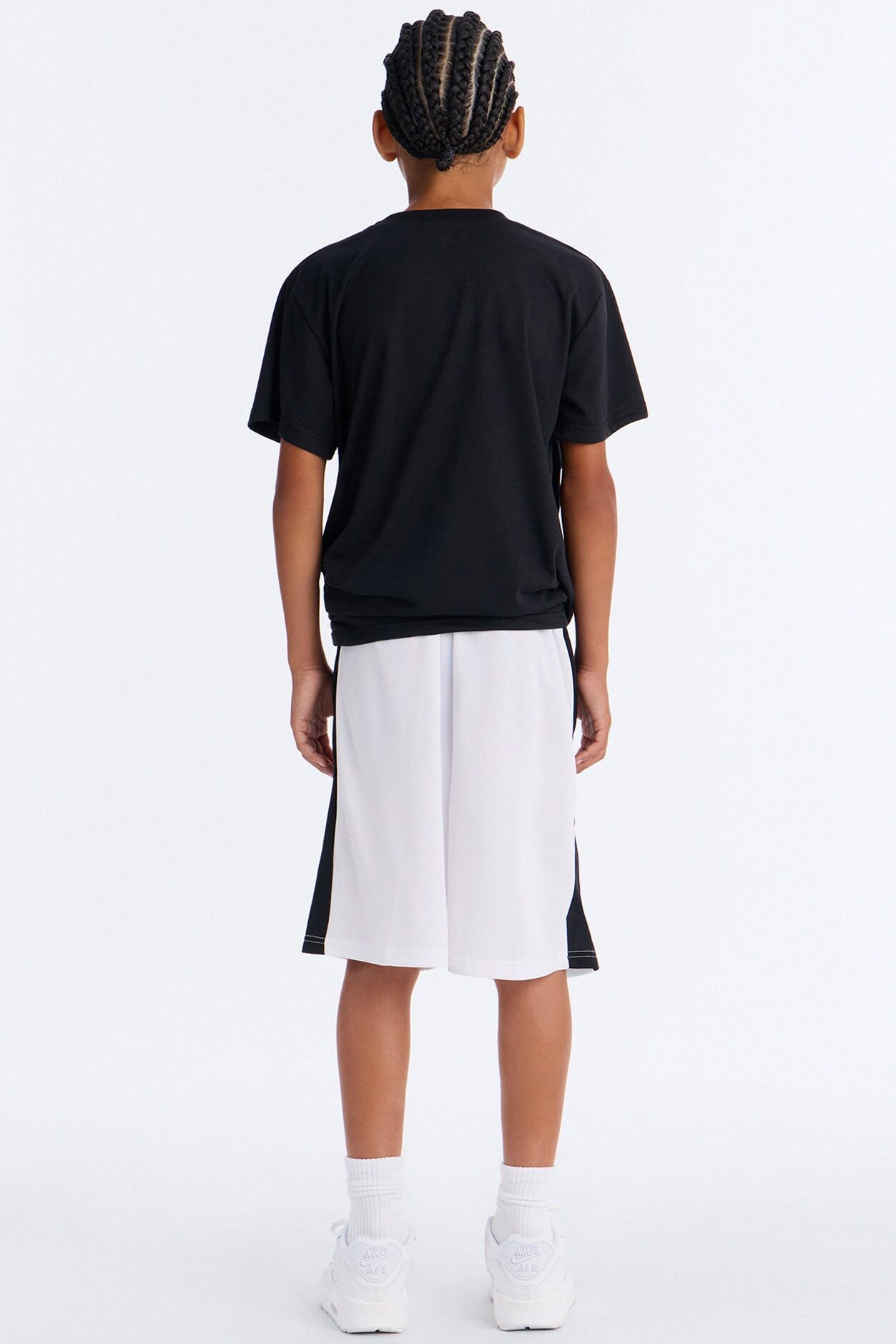 Mini Respect The Grind Short Set - Black/White