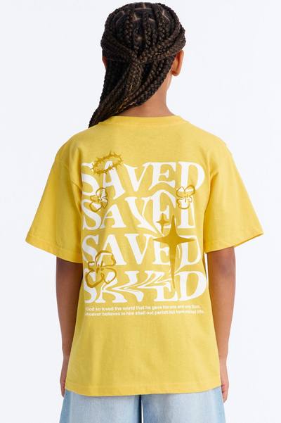 Mini Saved Short Sleeve Tee - Yellow