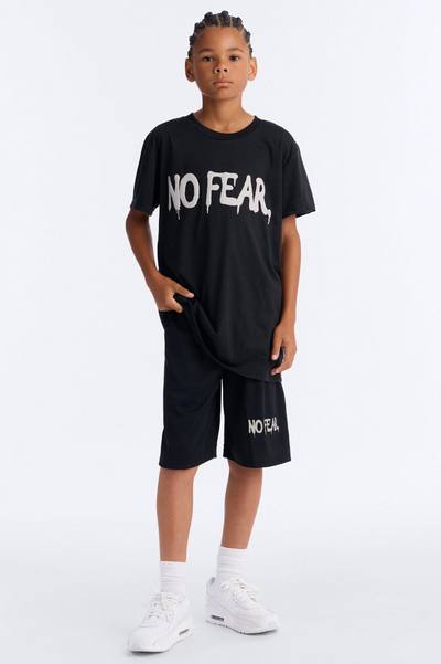 Mini No Fear Short Set - Black