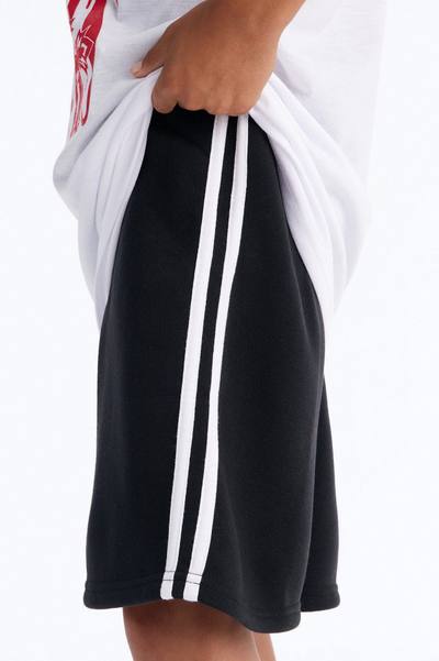Mini House Of Saints Short Set - White/Black