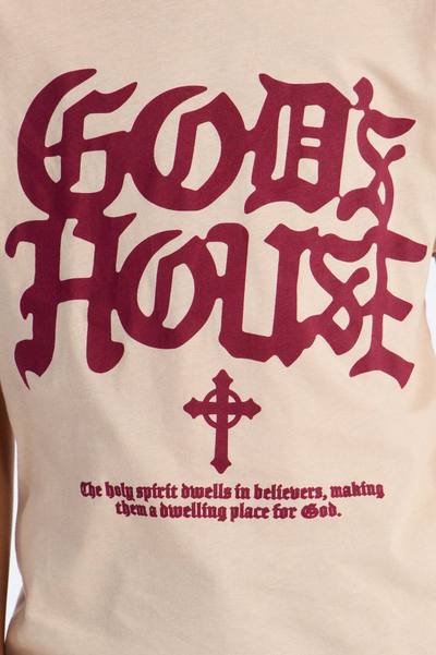 Mini God's House Short Sleeve Tee - Sand