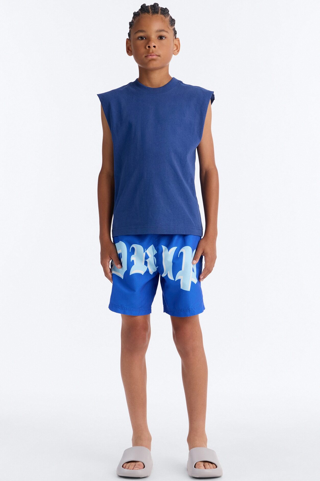 Mini All The Drip Swim Classic Trunk - Blue
