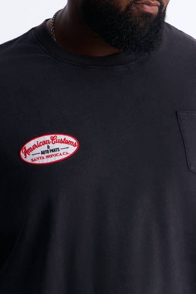 Boxy Gas Station Boxy Tee - Black Wash