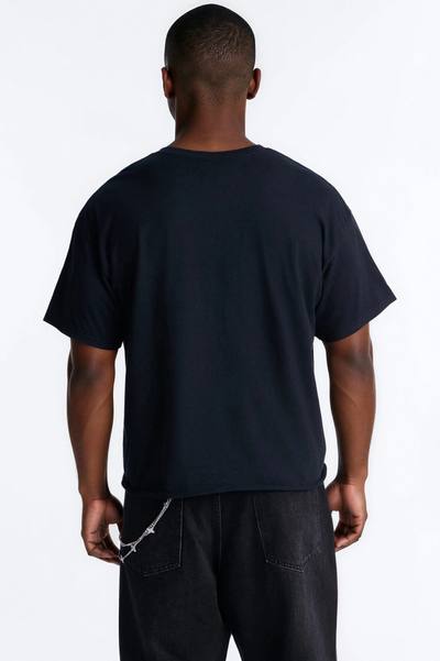 Street Fighter Ken Fiery Style Boxy Short Sleeve Tee - Black