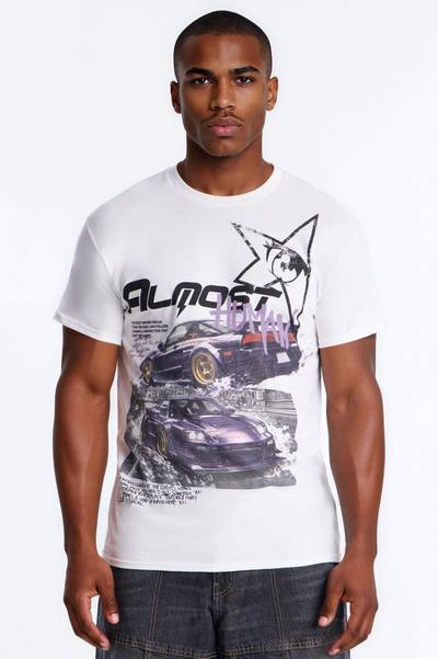 Almost Human Short Sleeve Tee - White