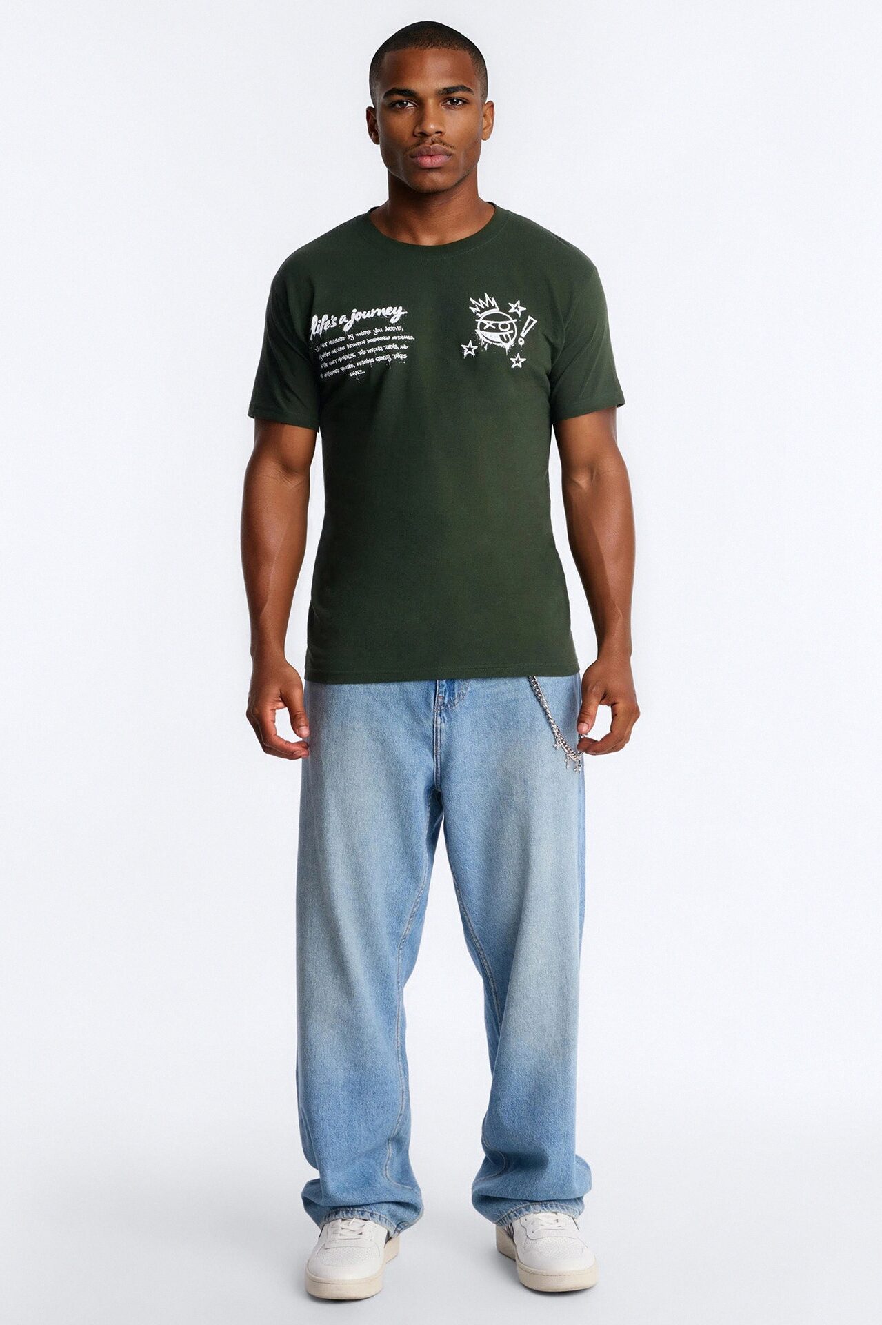 Life's A Journey Short Sleeve Tee - Green