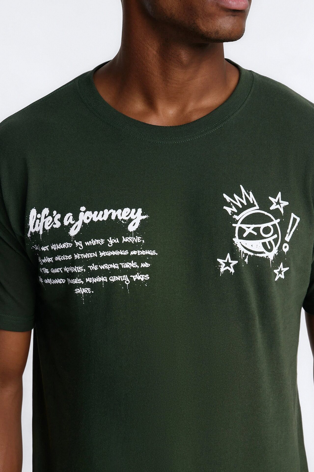 Life's A Journey Short Sleeve Tee - Green