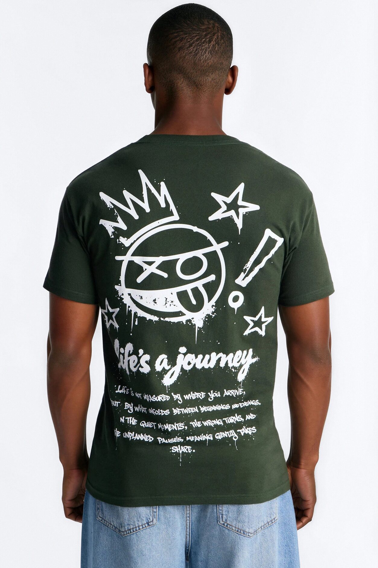 Life's A Journey Short Sleeve Tee - Green