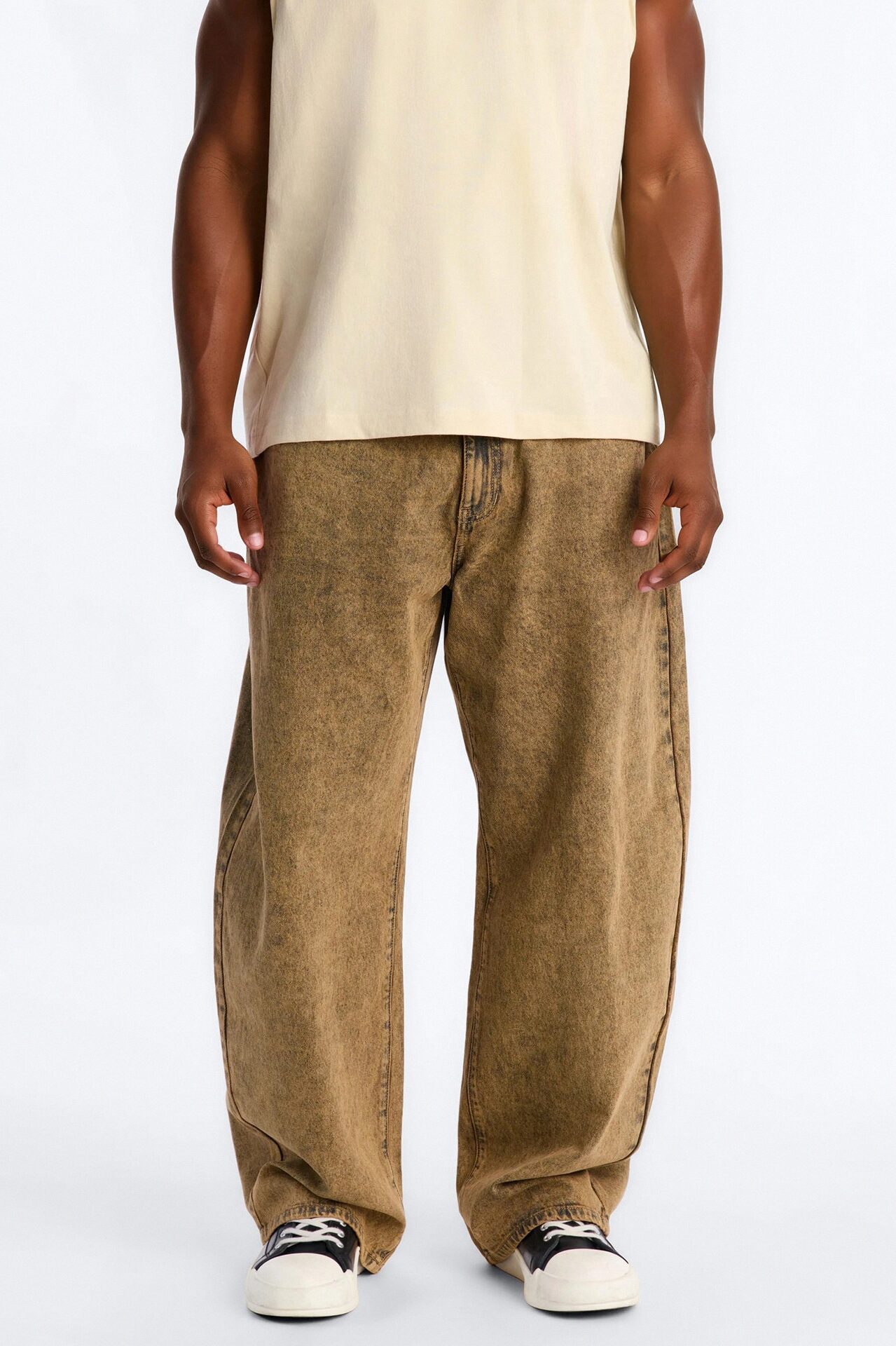 Barrel Rustic Fade Jean - Brown