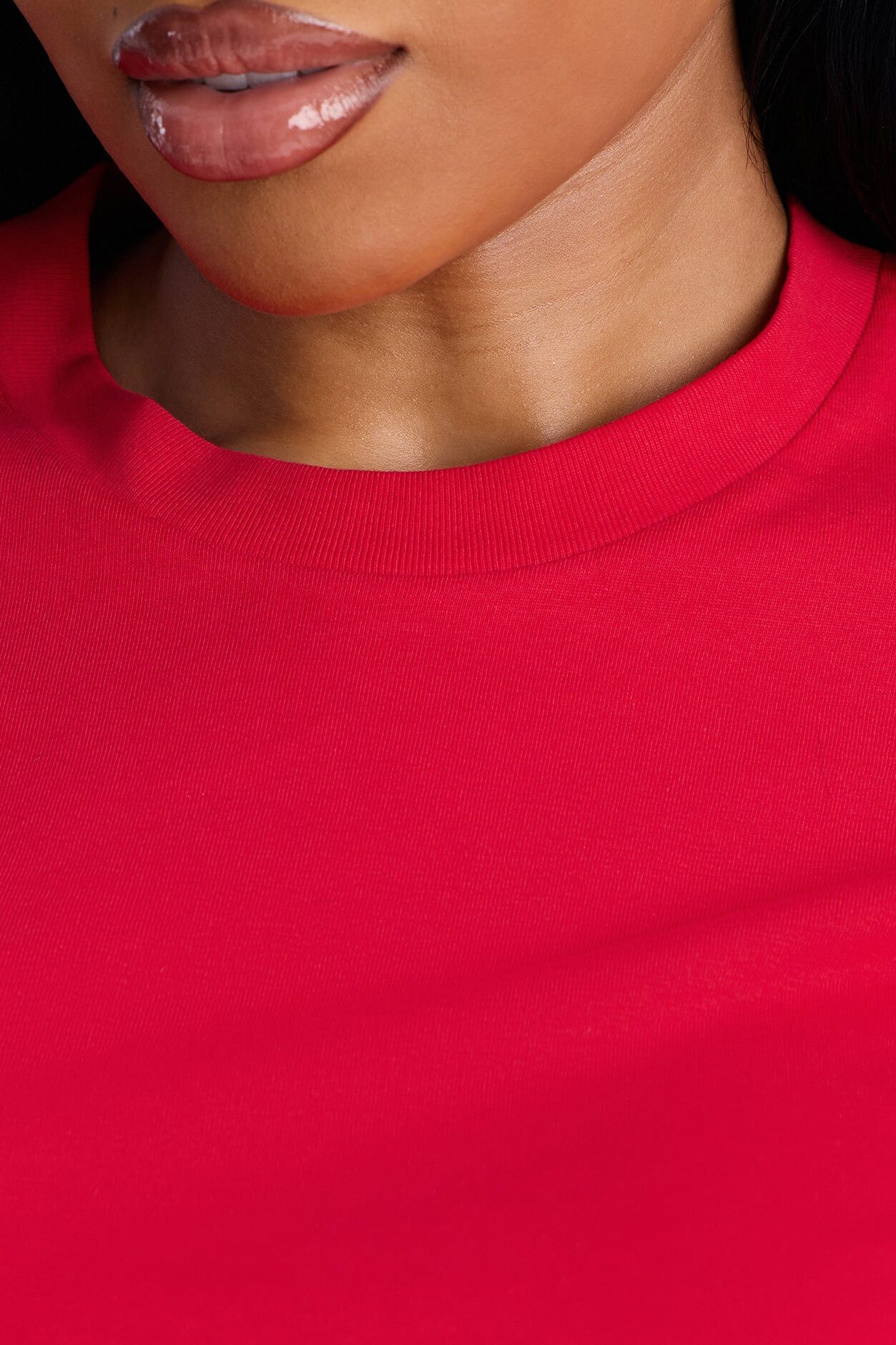Random Tuesday Oversized T Shirt - Red