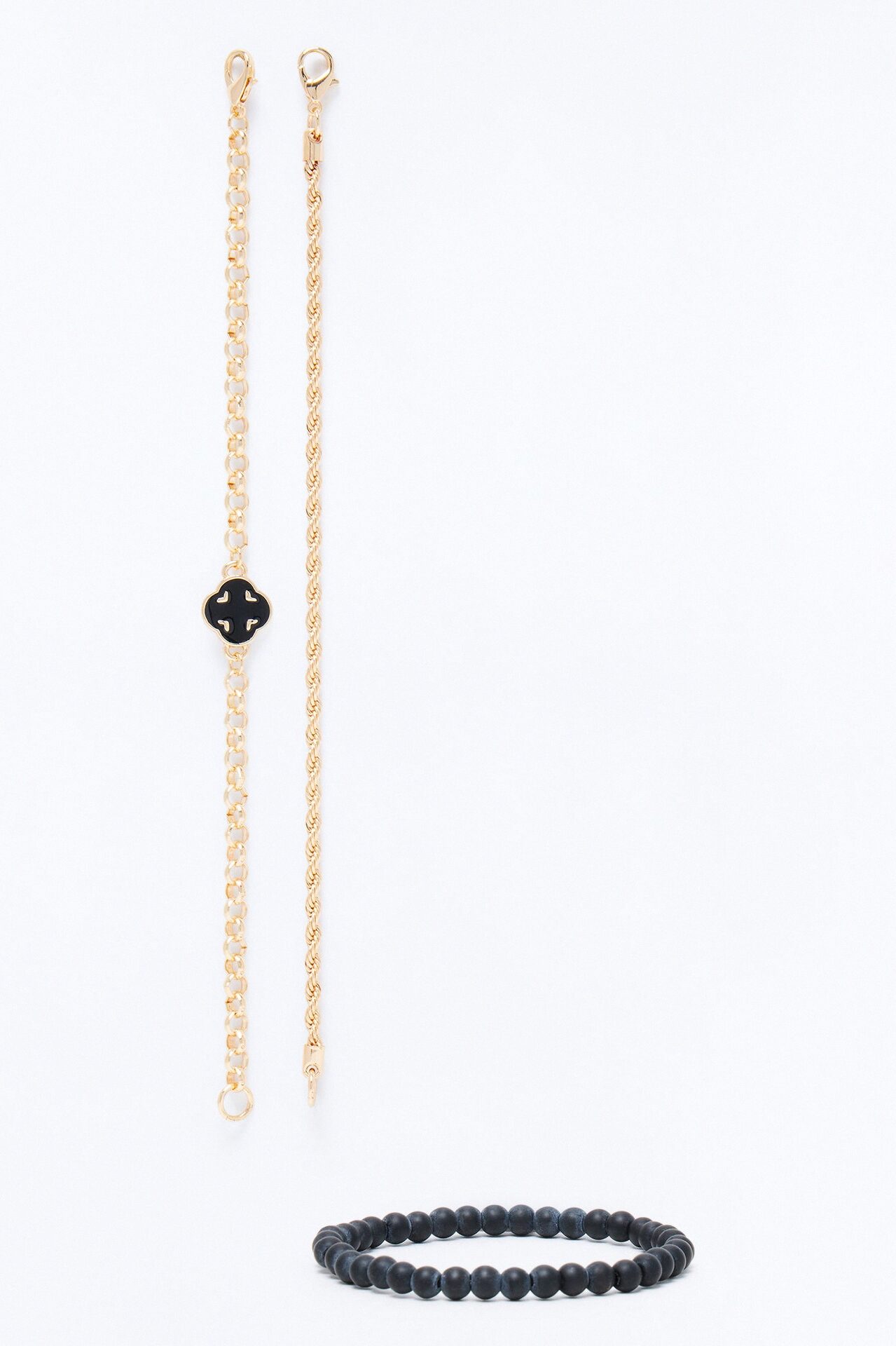 Long Overdue Bracelet Set - Gold