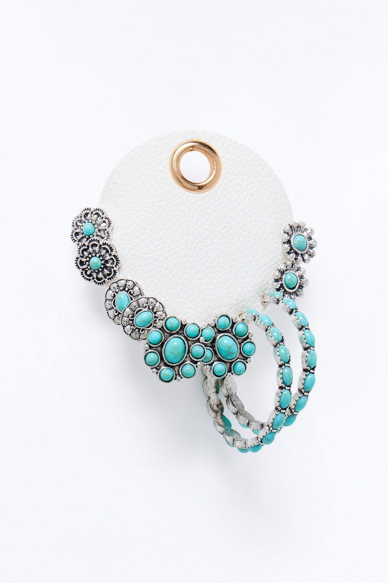 Indie Sky 5 Pair Multi Earring Set - Turquoise