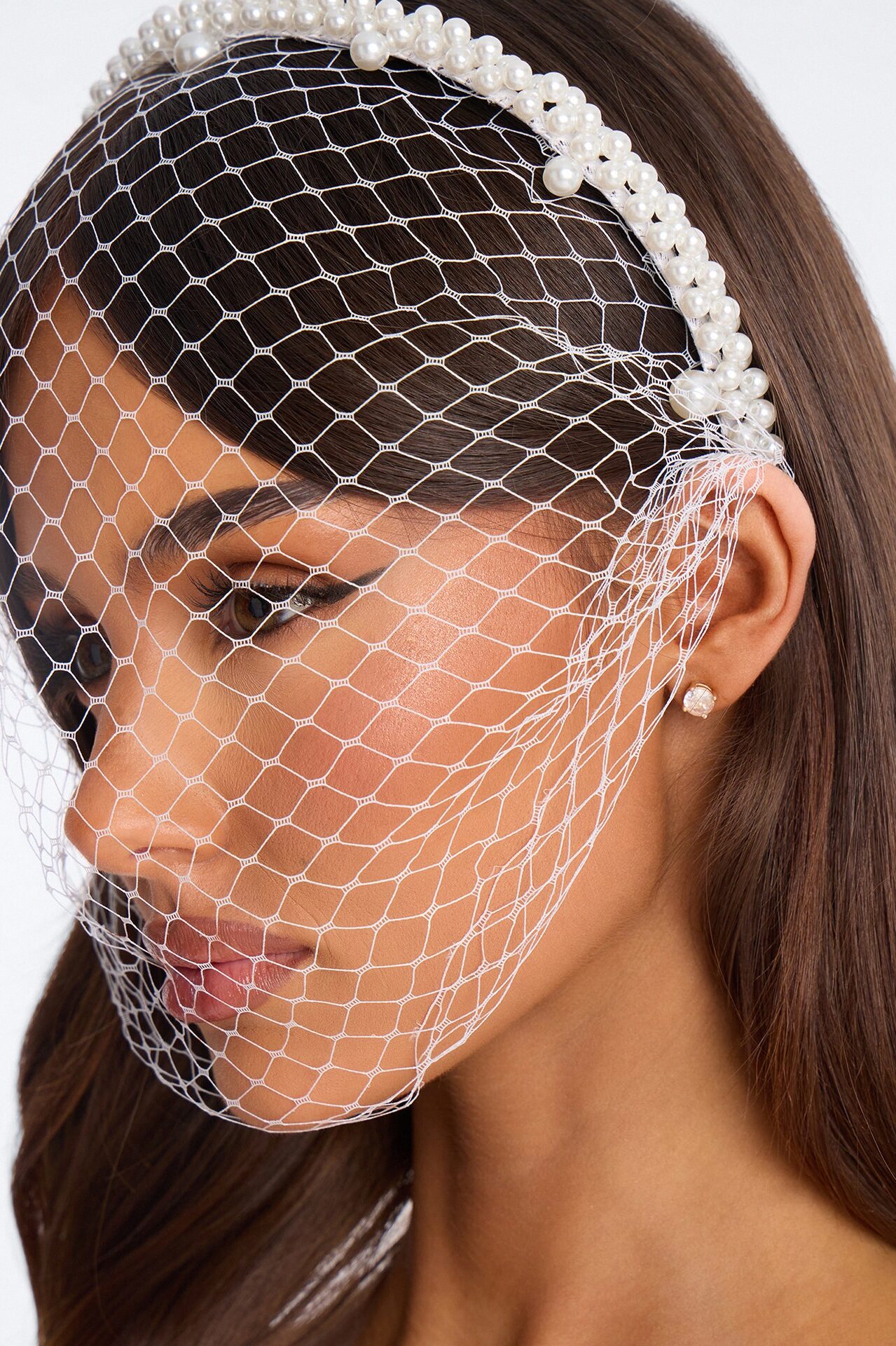 Pure Pearls Veil Headband - Ivory