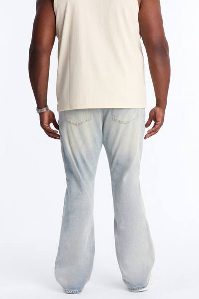 Stacked Slim Flare Stud Havoc Jean - Light Wash