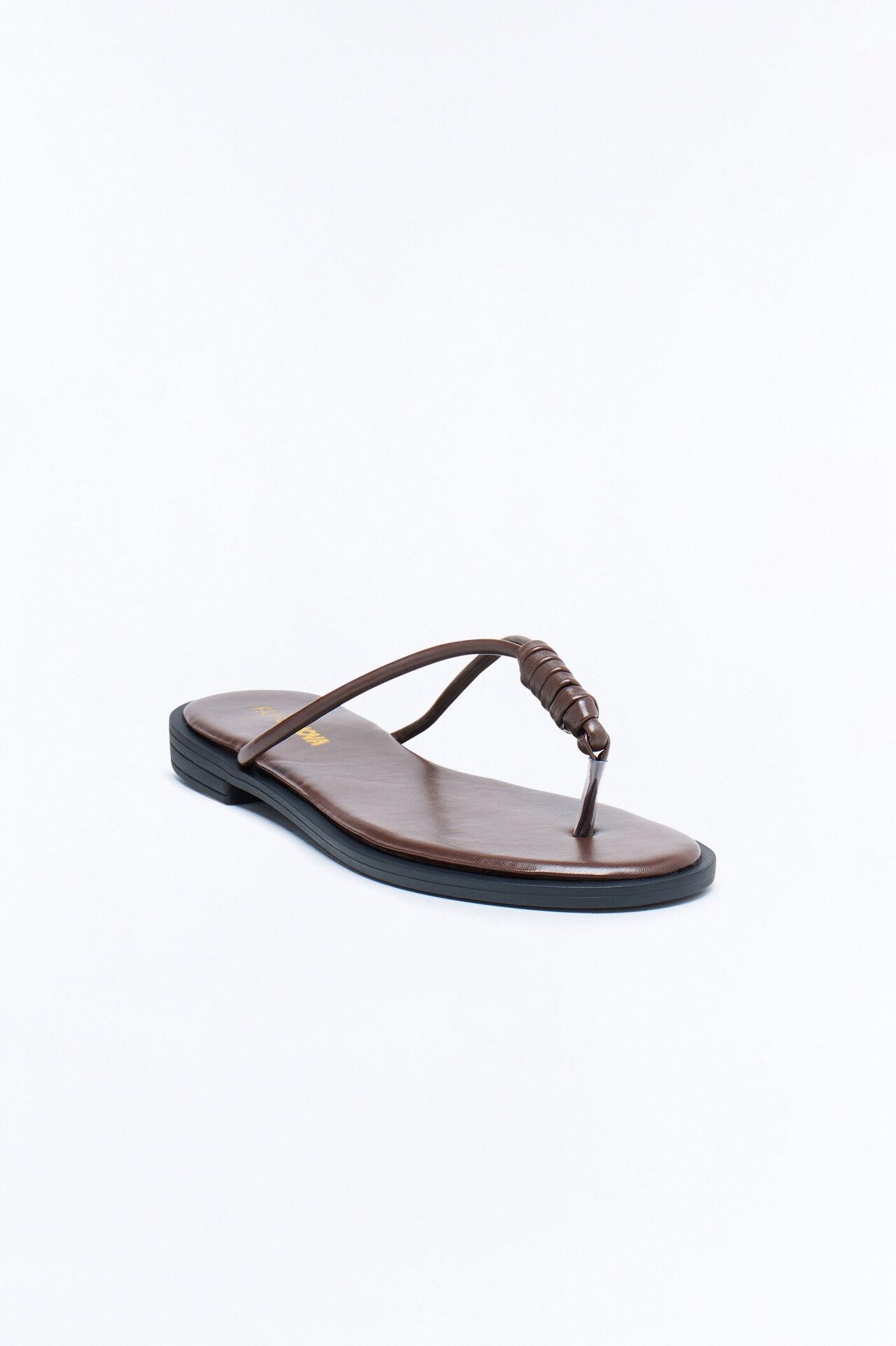 Kendall Knot Flip Flops - Chocolate