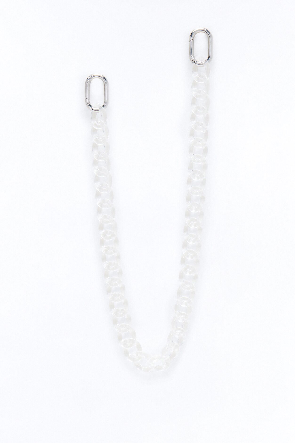 Thick Clear Cuban Link Pant Chain - Clear