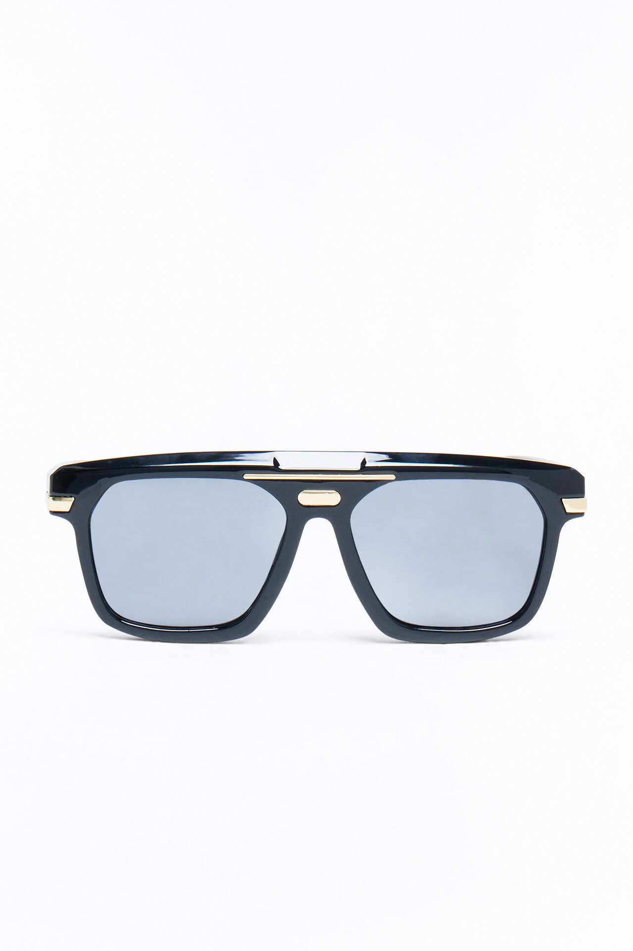 Stuck In Limbo Flat Top Sunglasses - Black