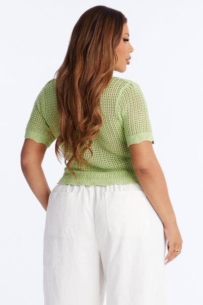 Jazzy Sweater Shirt - Sage