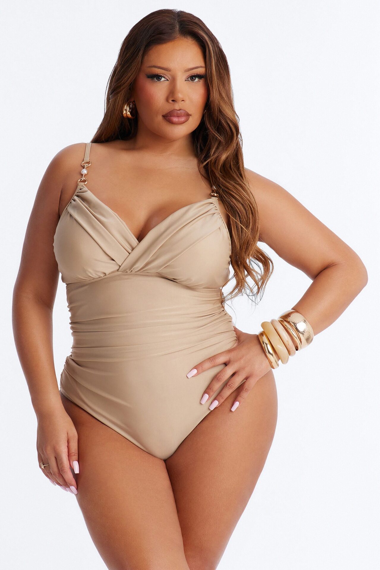Savoring Summer 1 Piece Swimsuit - Olive