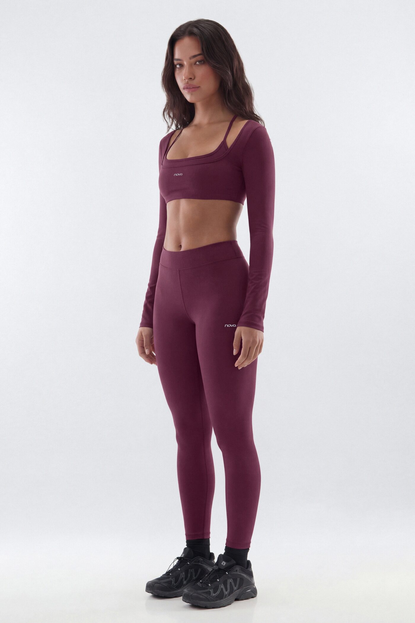 ProStretch™ 25″ Low Rise Legging - Merlot