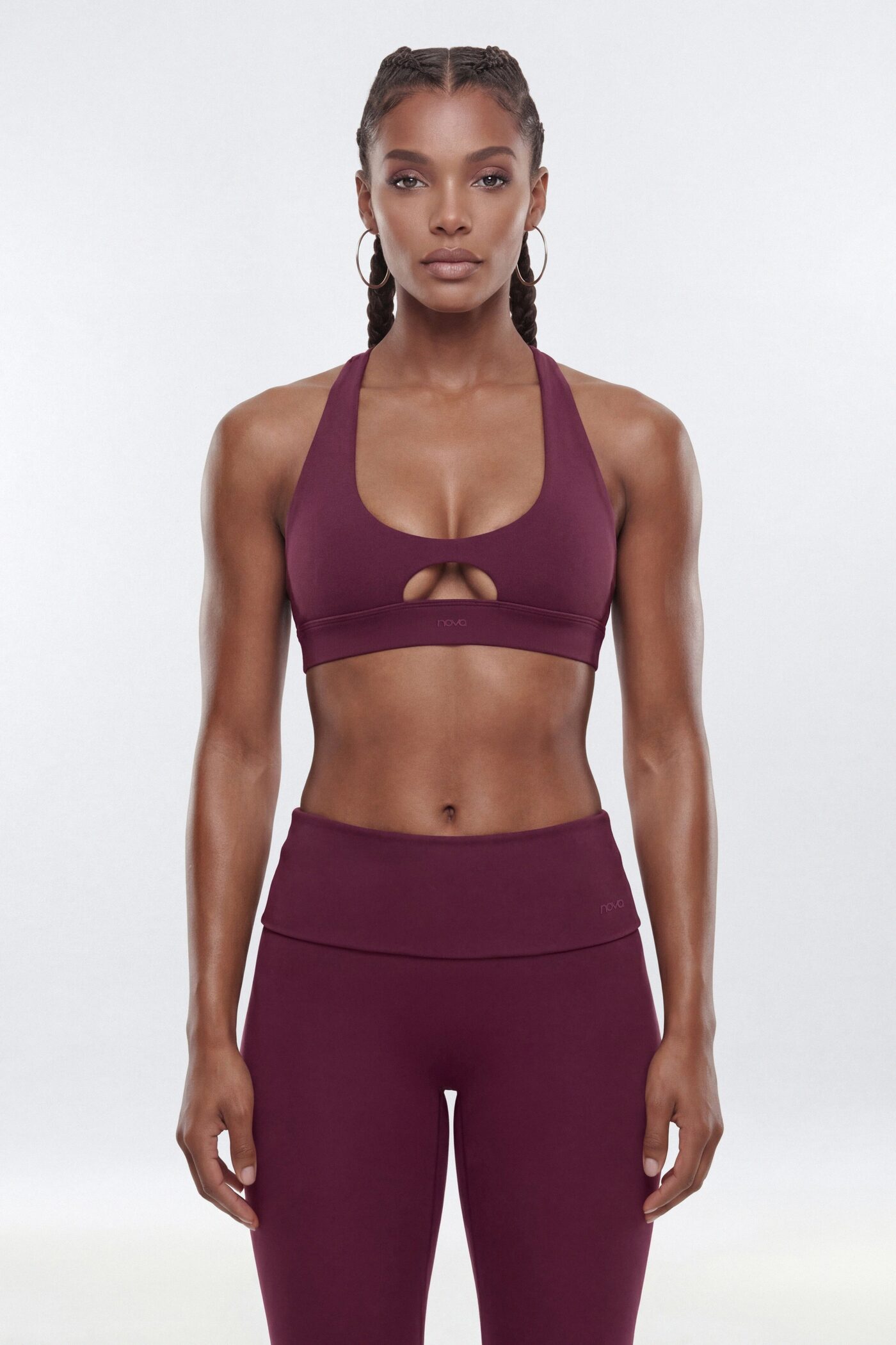 ButterSoft X Back Sports Bra - Merlot