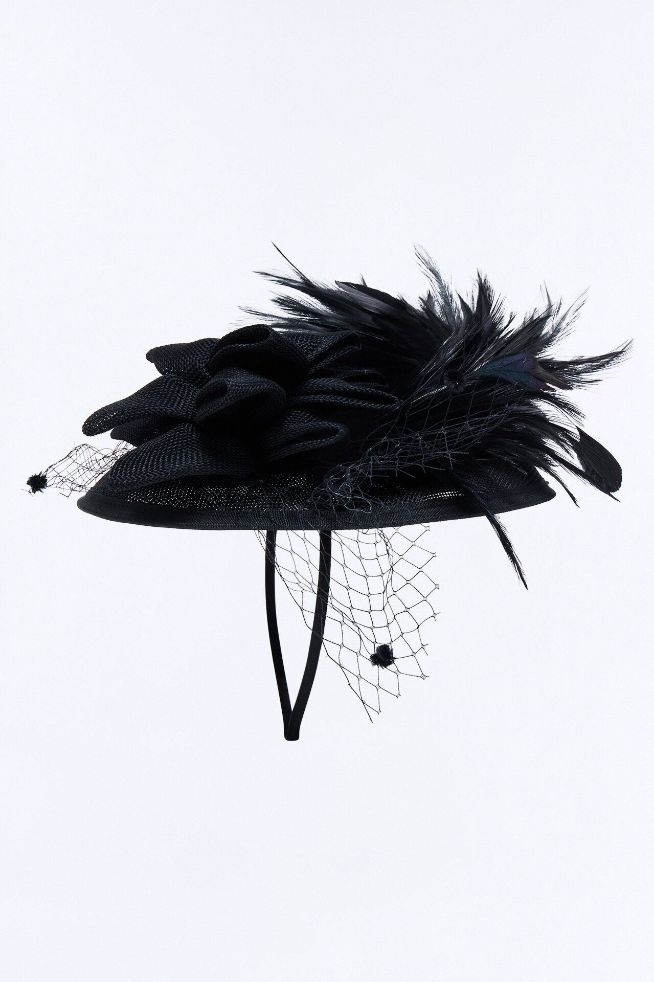 Talk Derby To Me Fascinator - Black