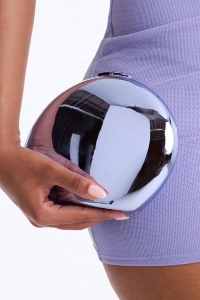 Self Reflection Clutch - Lavender