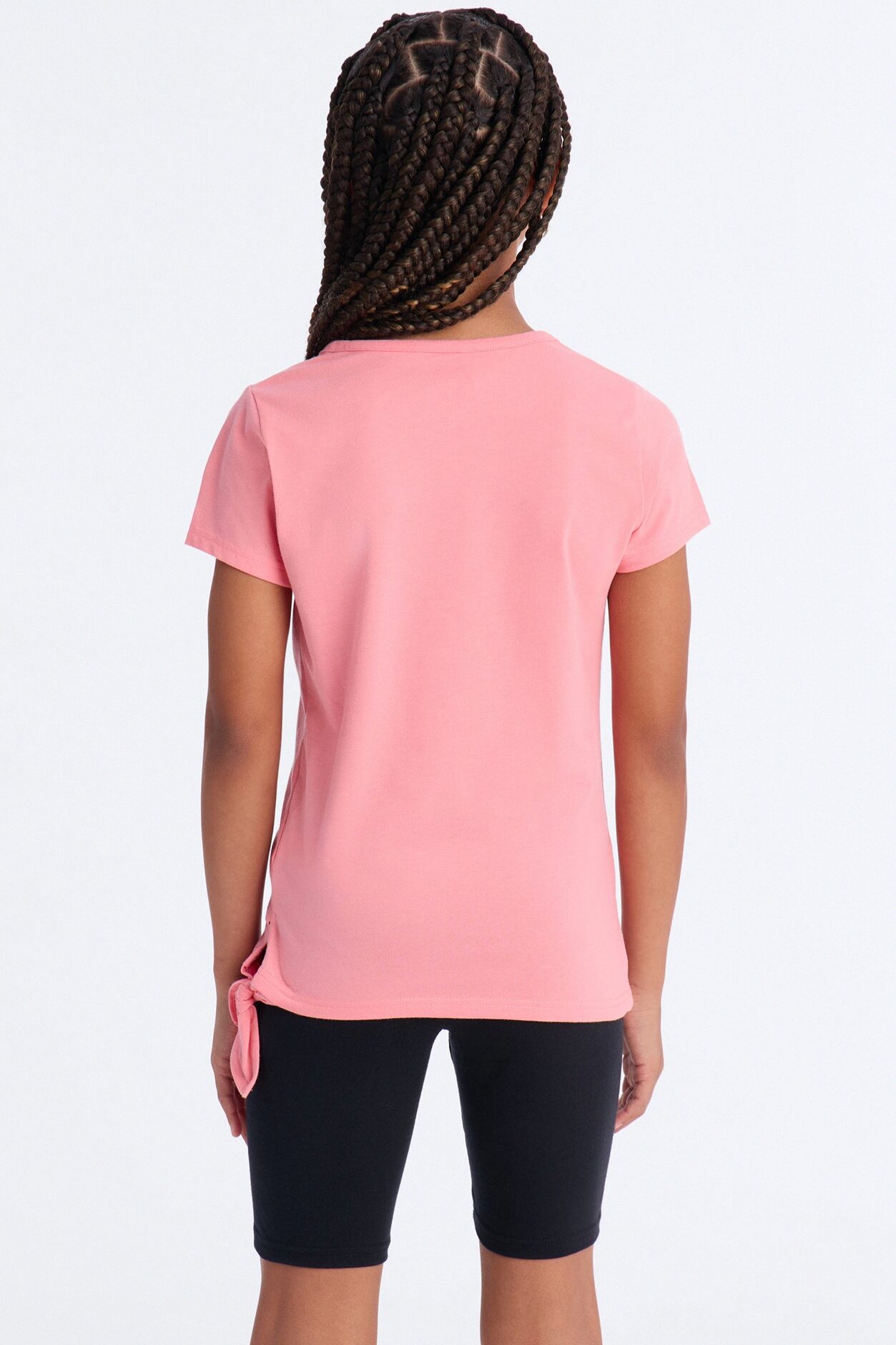 Mini Blessed Vibes Forever Short Set - Coral/combo