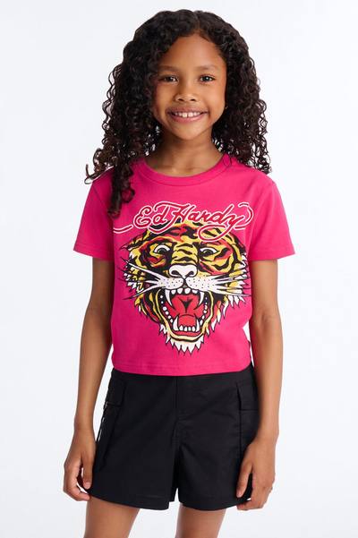 Mini Ed Hardy Tiger Short Sleeve Tee II - Black