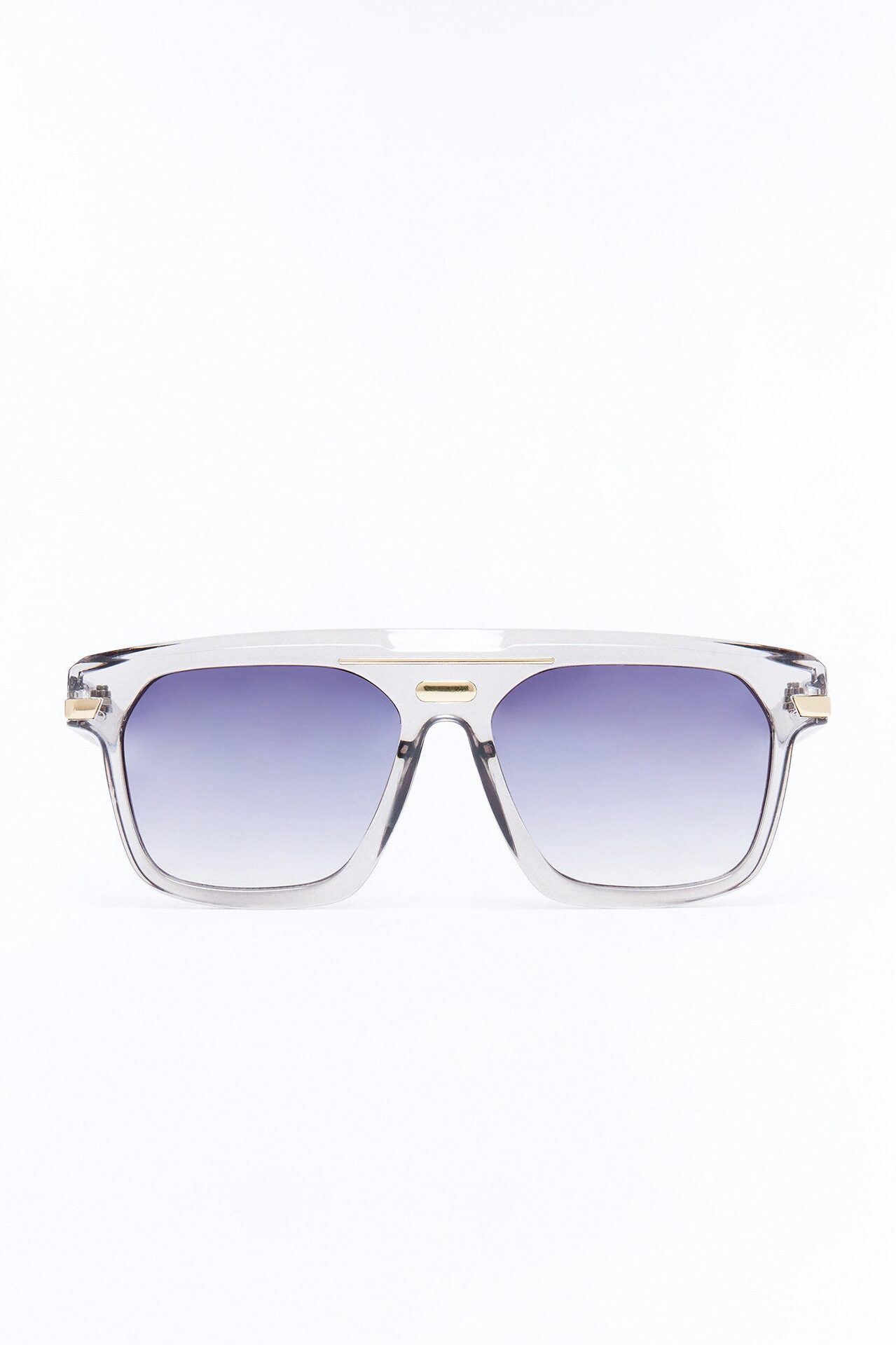 Stuck In Limbo Flat Top Sunglasses - Grey