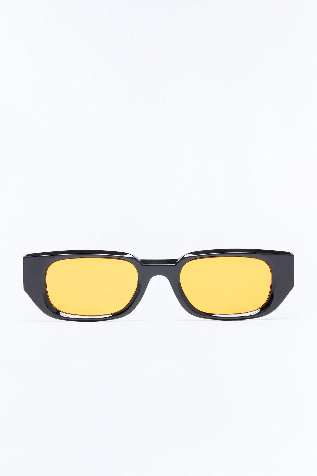 Crossing Lines Sunglasses - Black/Orange