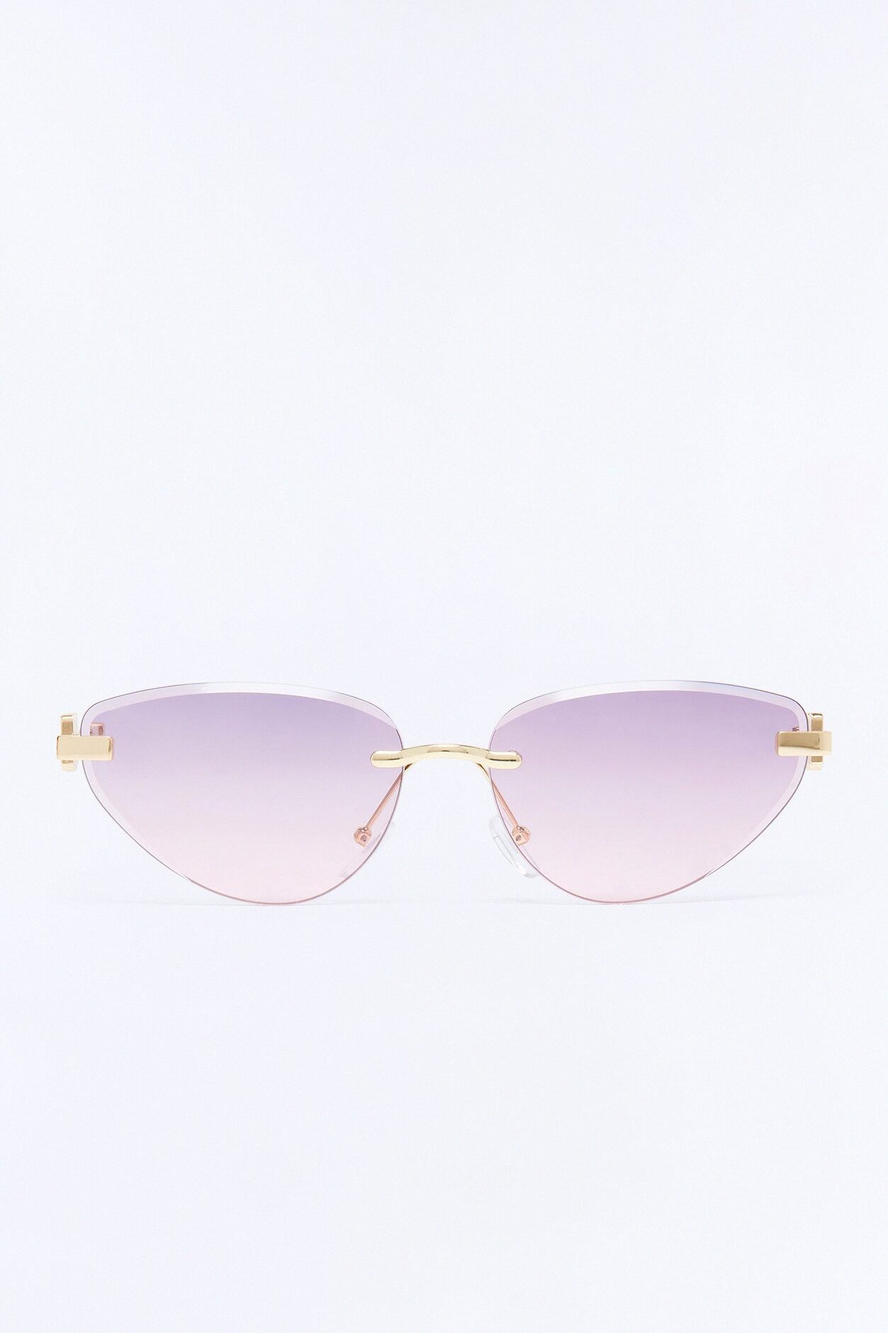 Doll House Sunglasses - Gold/Purple