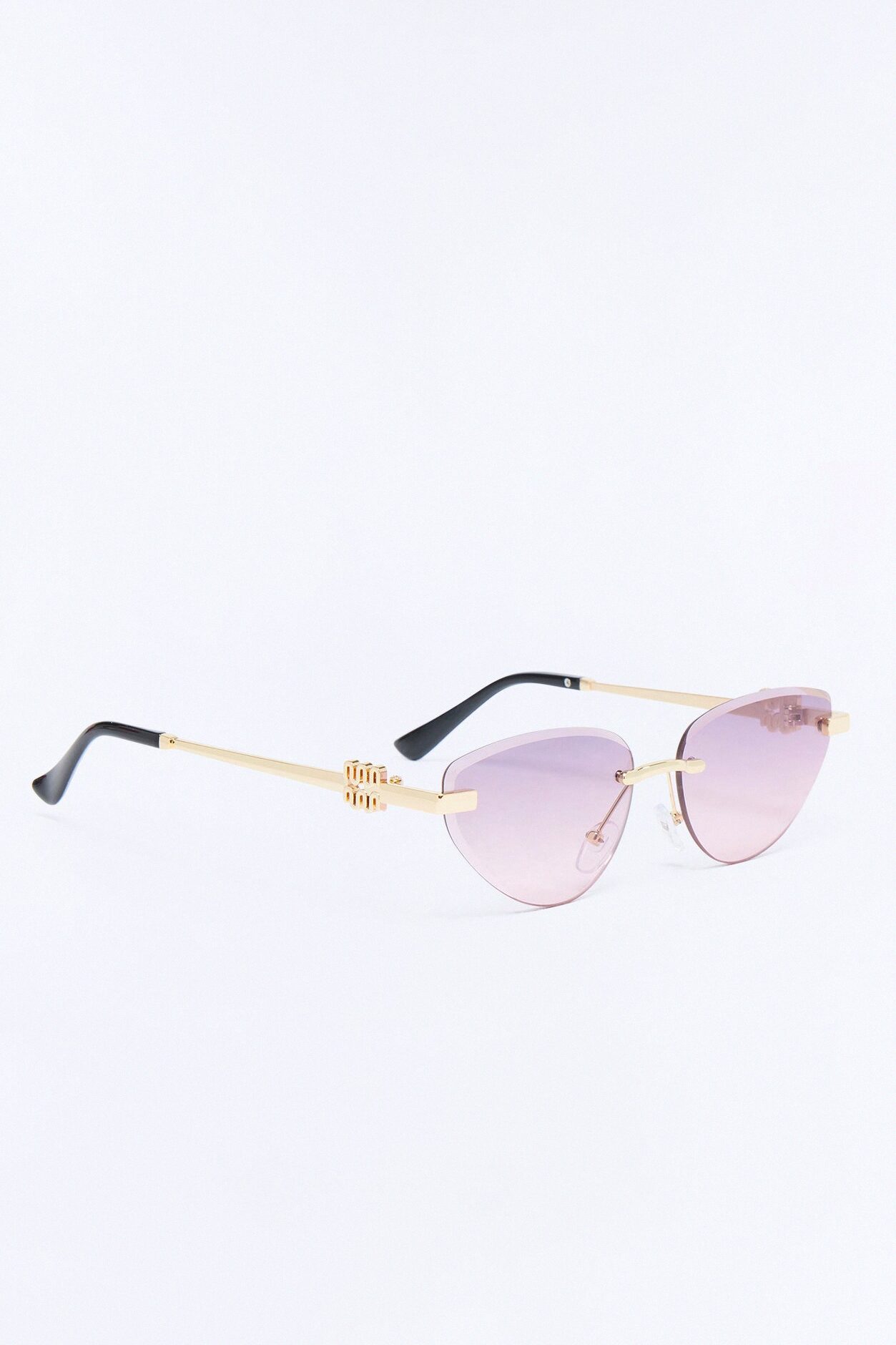 Doll House Sunglasses - Gold/Purple