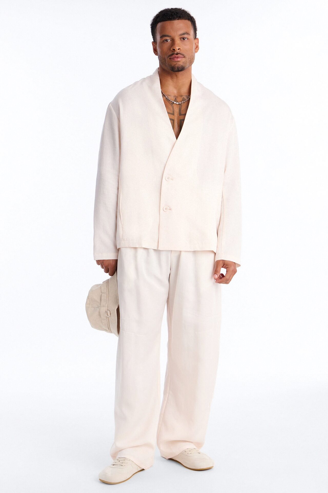 Relaxed St.Tropez Unlined Blazer - Cream