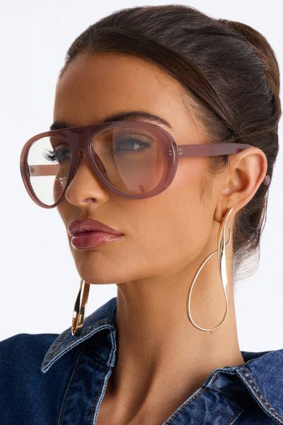 Rose View Glasses - Nude