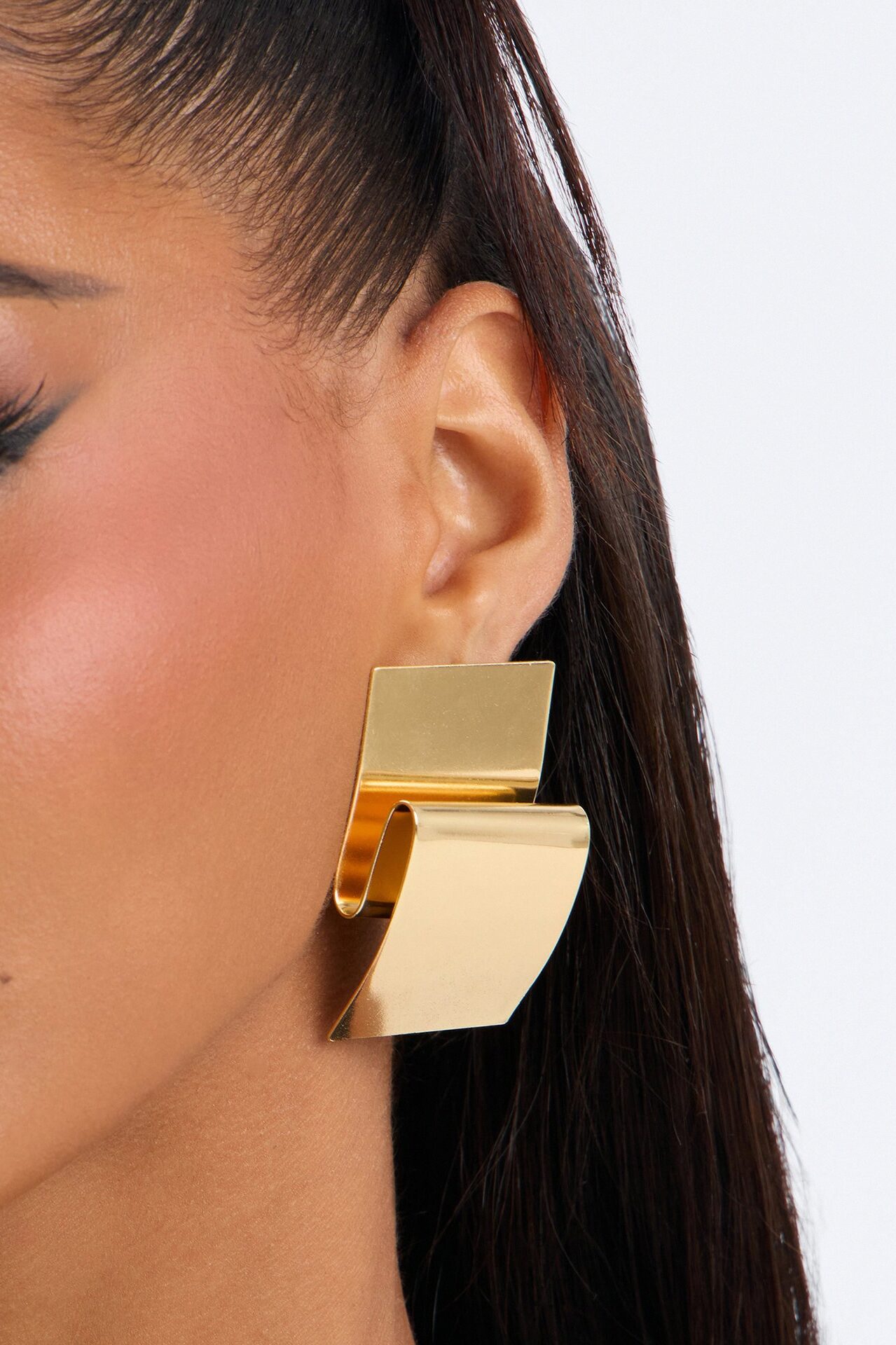Laying Out Earrings - Gold