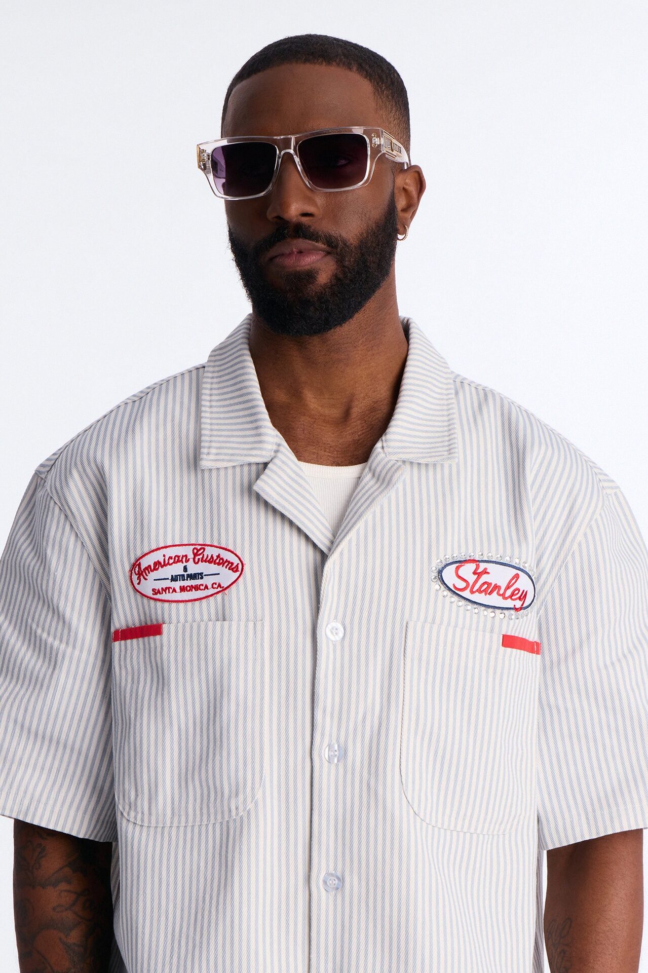 Industrial Insight Square Sunglasses - Clear