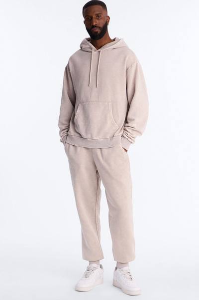 On The Go Washed Jogger - Taupe