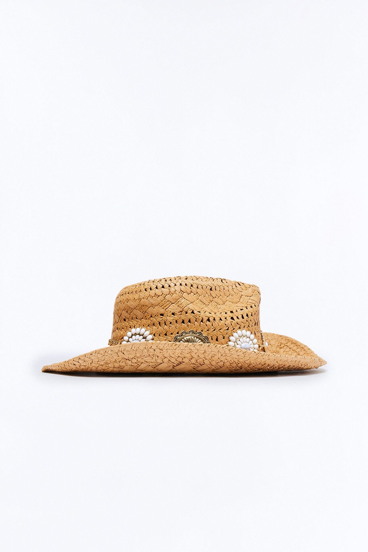 Rodeo Jewels Straw Cowboy Hat - Natural