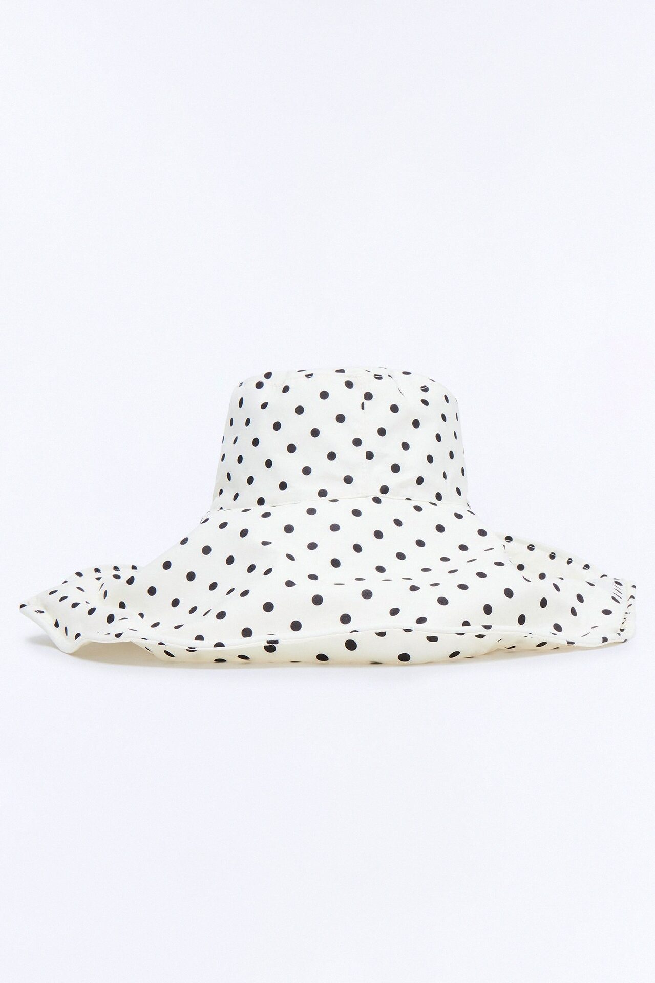 French Riviera Summer Sun Hat - White/Black