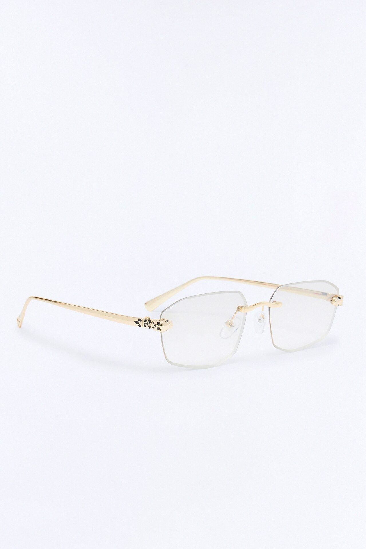 Set Me Free Sunglasses - Gold/Clear