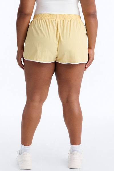 Victory Lap Windbreaker Low Rise Short 2″ - Yellow