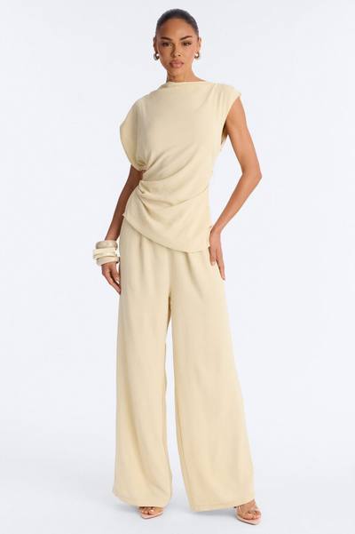 Best Influence High Neck Jumpsuit - Yellow