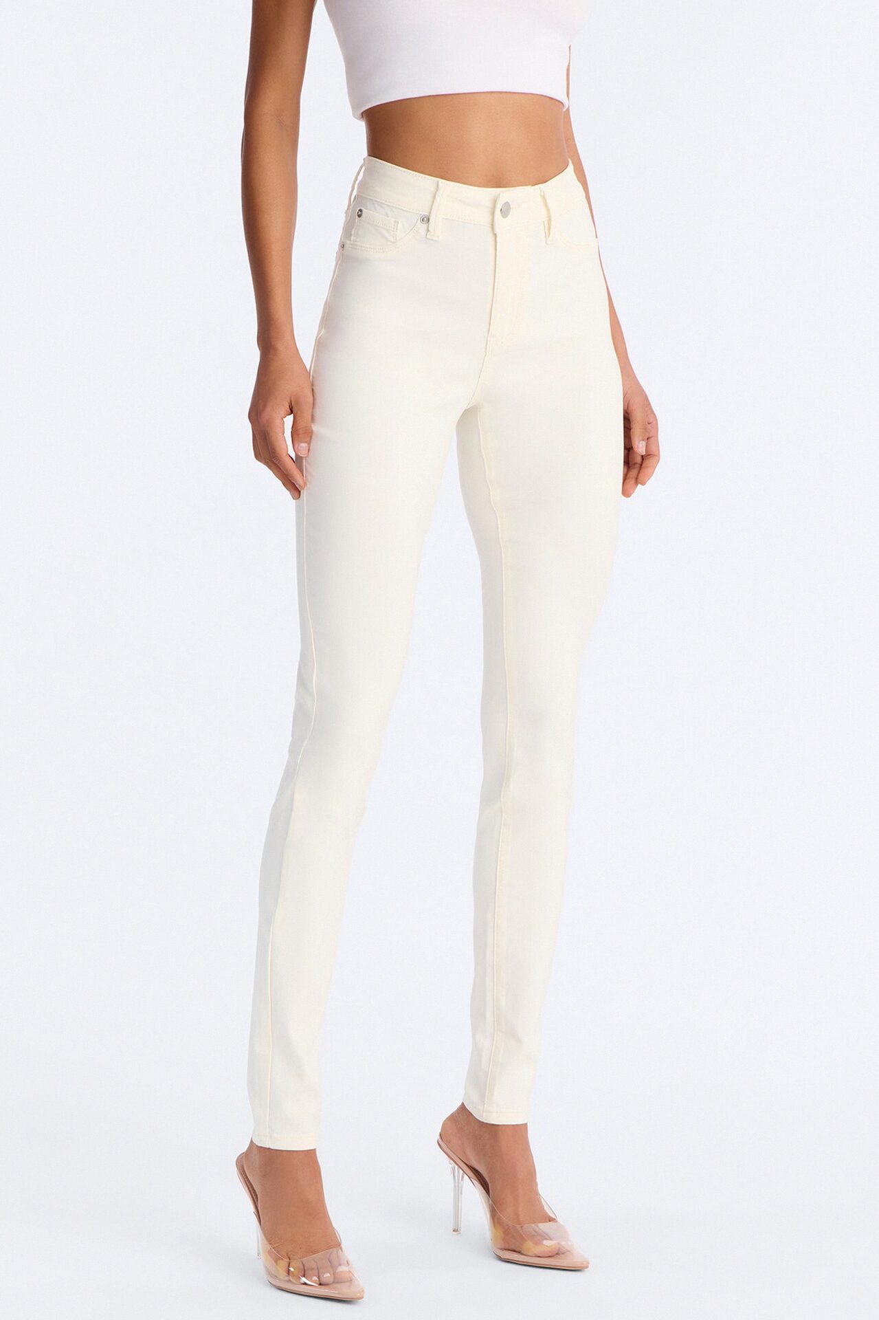 Tall Hyperstretch Skinny Pants - Ivory