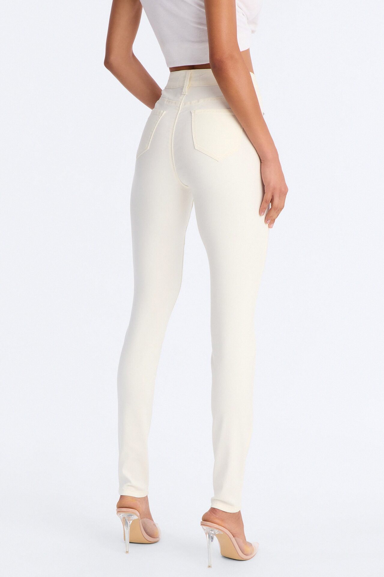 Tall Hyperstretch Skinny Pants - Ivory