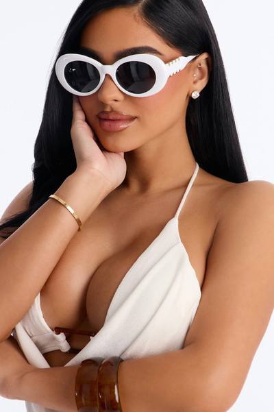 Do It Again Sunglasses - White