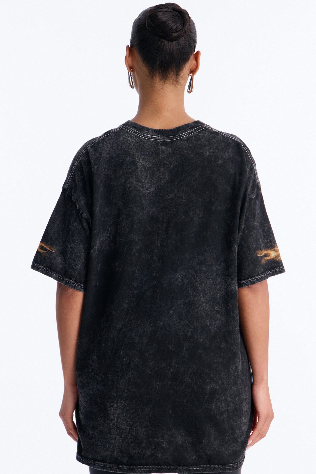 Wild Roots Washed Tee - Black Wash