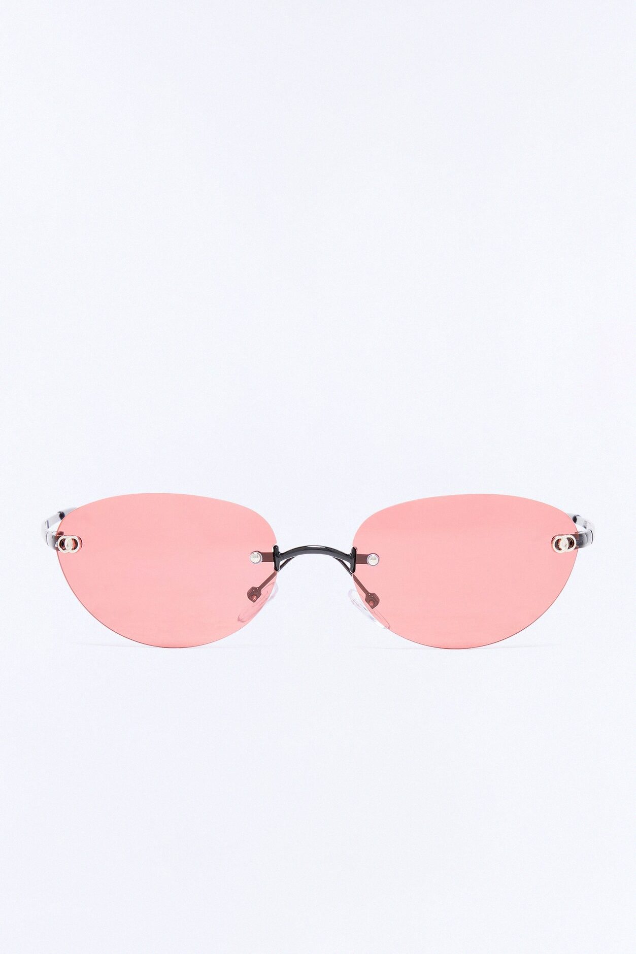 Kiss Kiss Sunglasses - Black/Pink