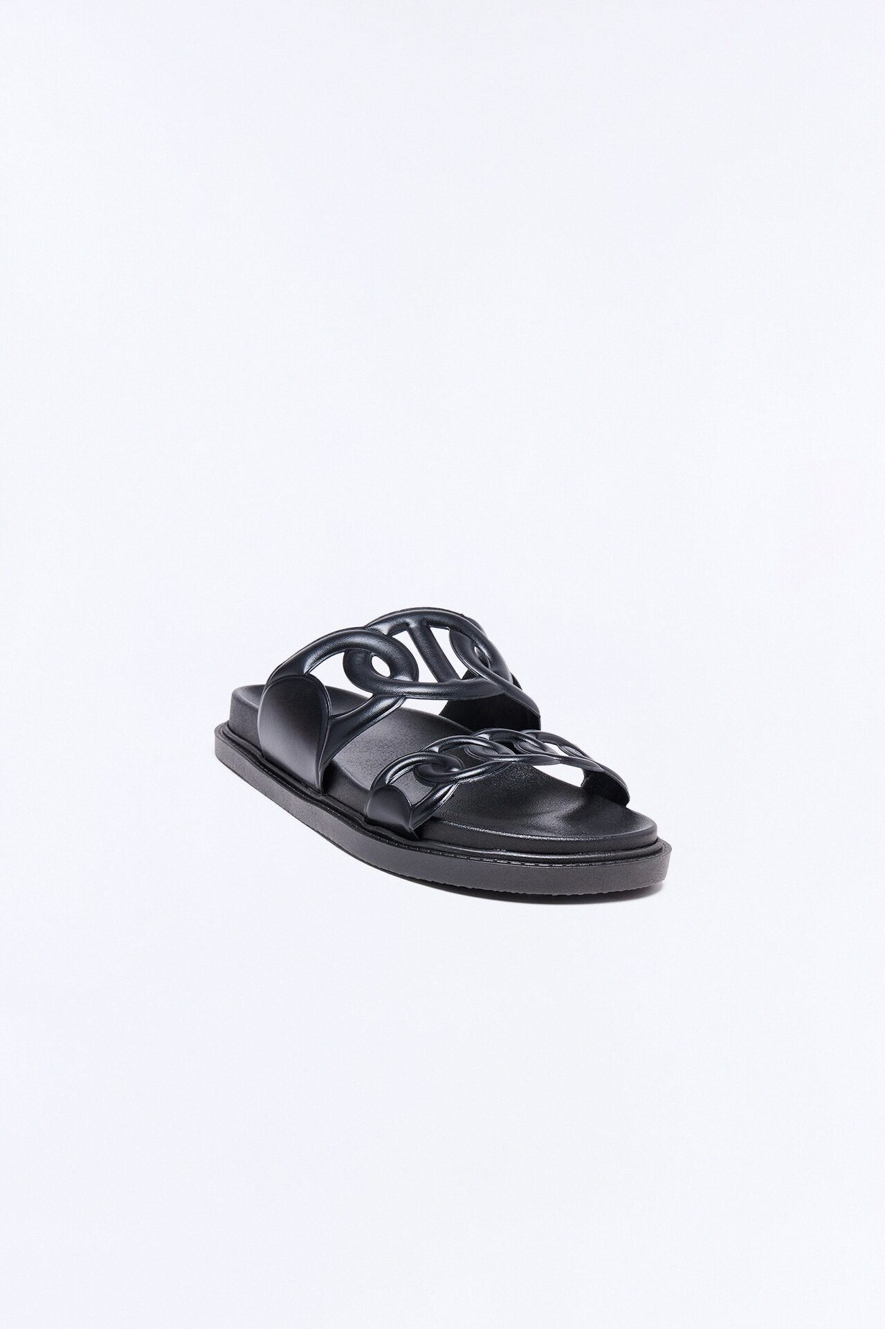 Alma Slip On Sandals - Black