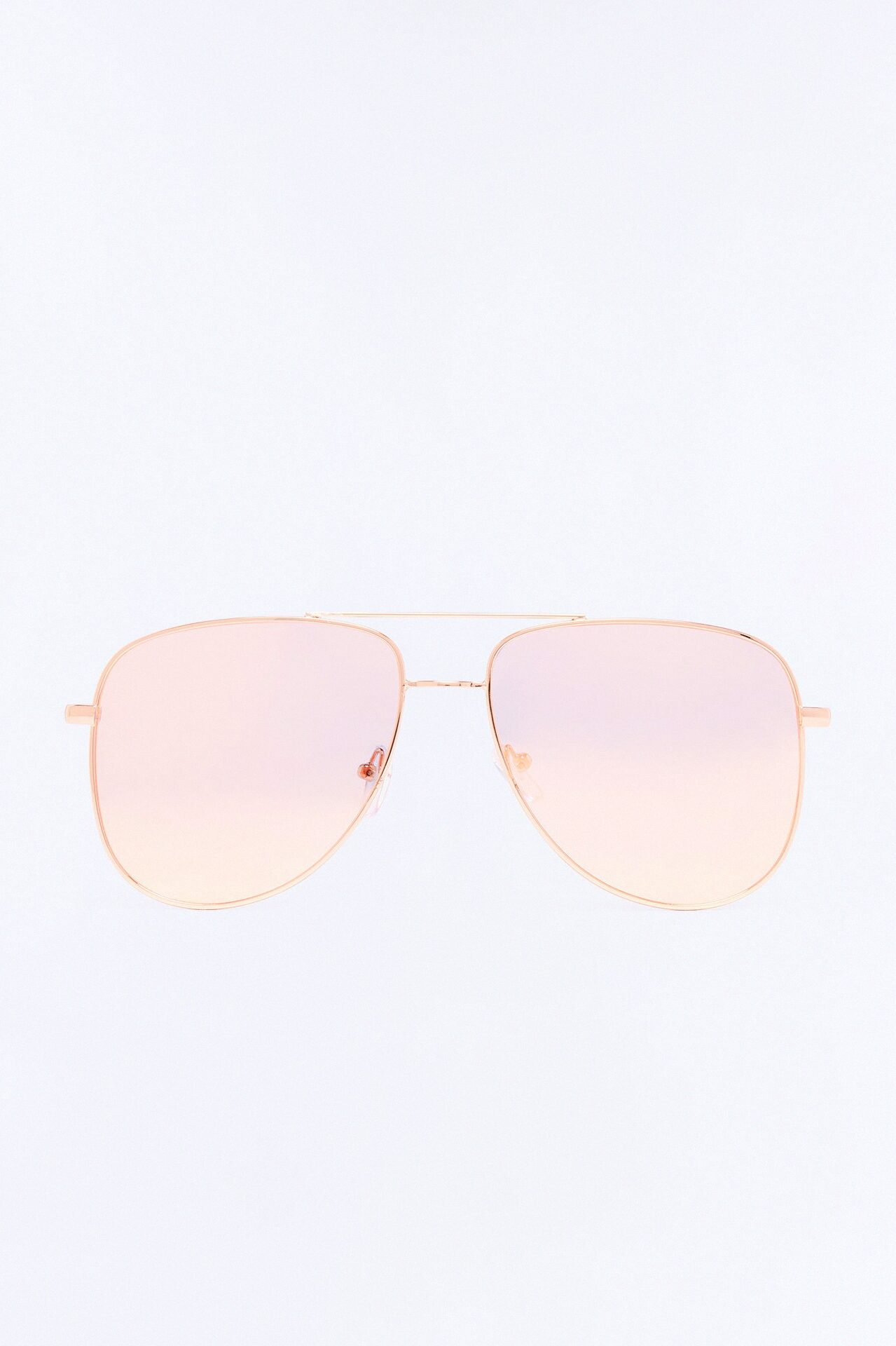 Maverick Aviator Sunglasses - Rose Gold